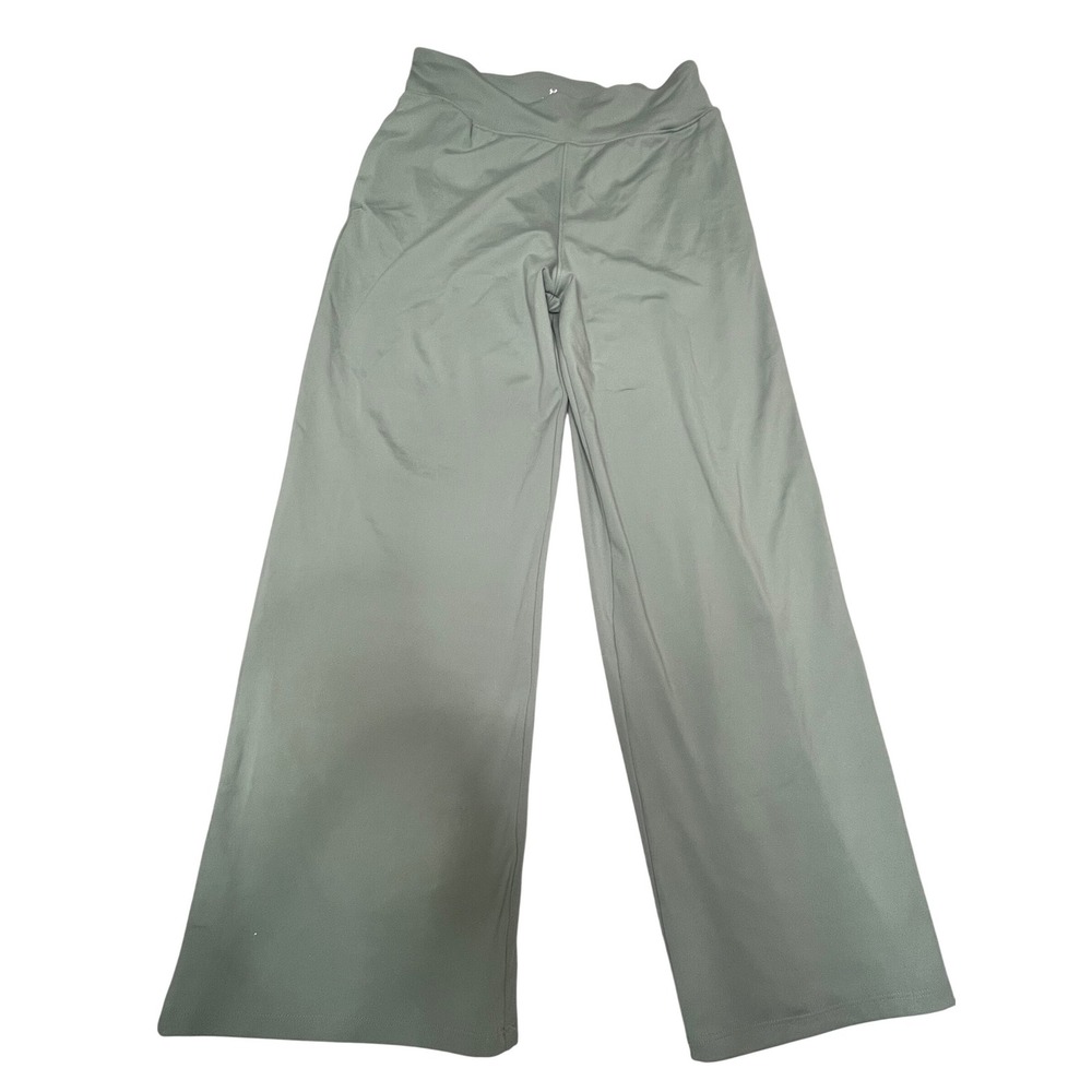 Under Armour Kids Youth Large Sage Green Loose Wide Leg Athletic Pants YL